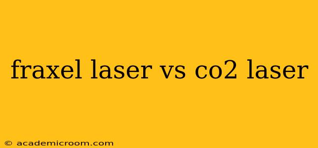 fraxel laser vs co2 laser