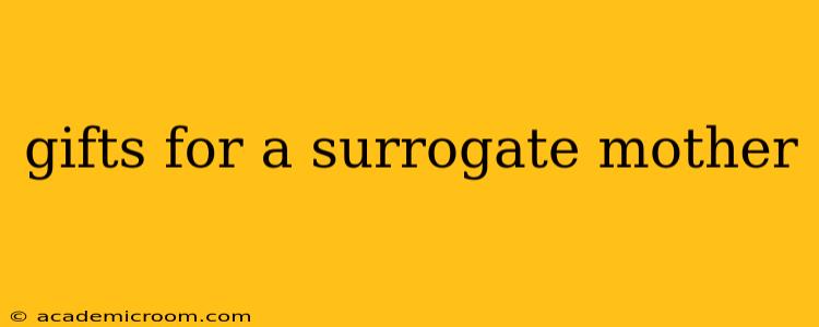 gifts for a surrogate mother