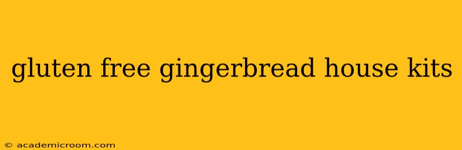 gluten free gingerbread house kits