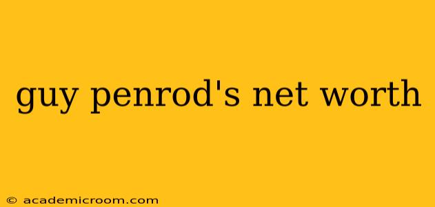 guy penrod's net worth