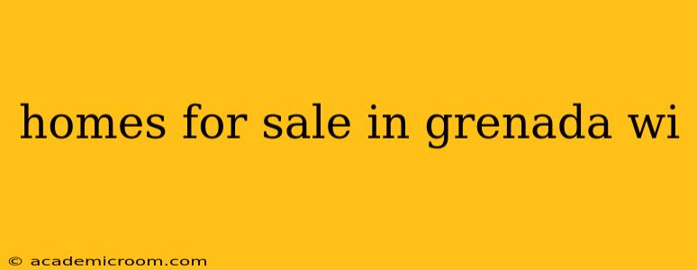 homes for sale in grenada wi