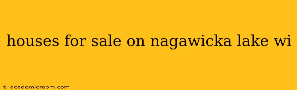 houses for sale on nagawicka lake wi