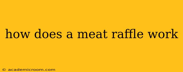 how does a meat raffle work
