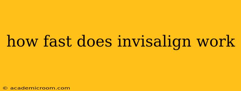 how fast does invisalign work