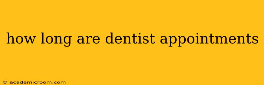 how long are dentist appointments