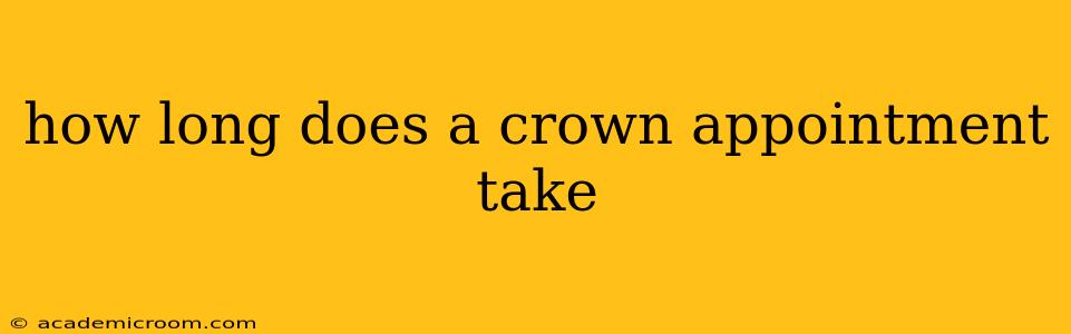 how long does a crown appointment take