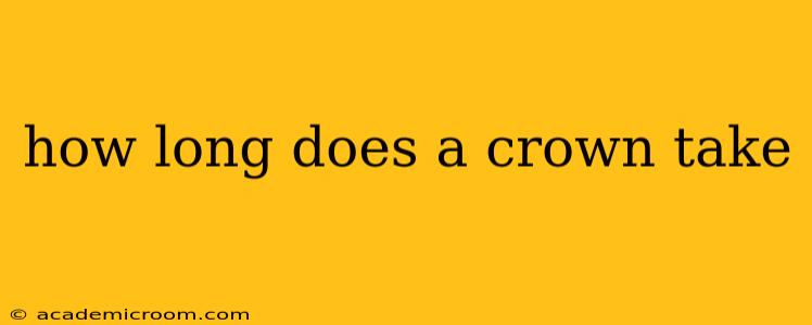how long does a crown take