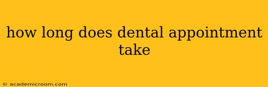 how long does dental appointment take