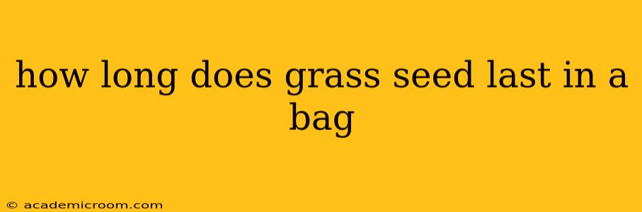 how long does grass seed last in a bag