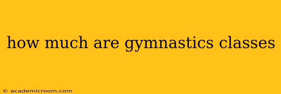 how much are gymnastics classes