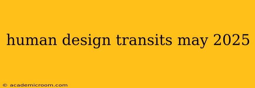 human design transits may 2025