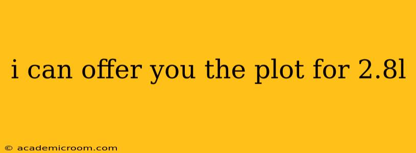 i can offer you the plot for 2.8l