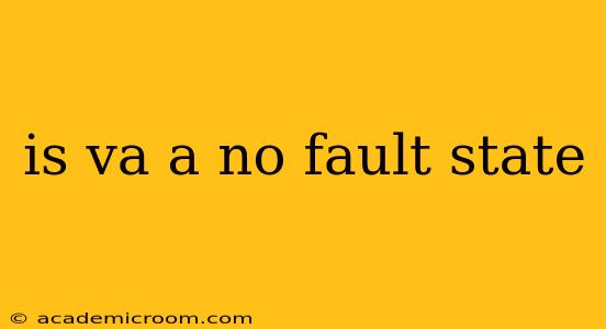 is va a no fault state