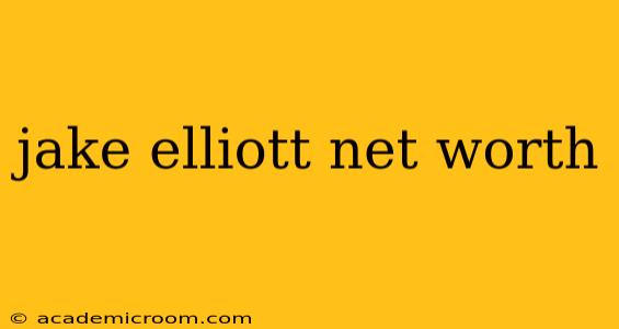 jake elliott net worth