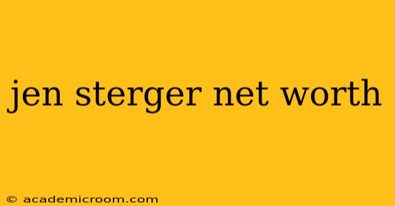 jen sterger net worth