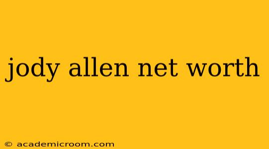 jody allen net worth