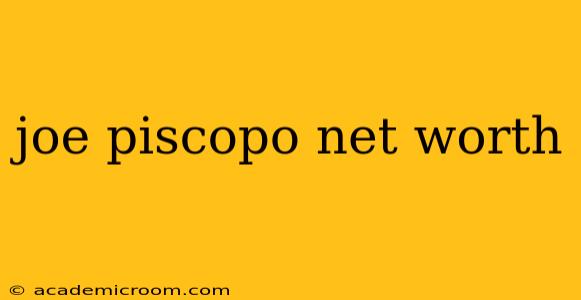 joe piscopo net worth