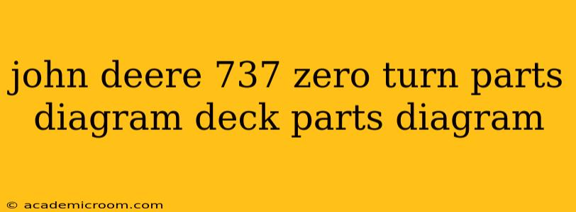 john deere 737 zero turn parts diagram deck parts diagram