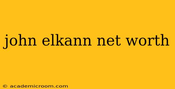 john elkann net worth