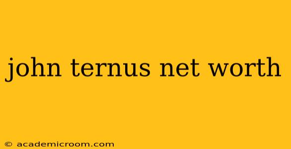 john ternus net worth