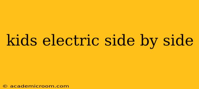 kids electric side by side