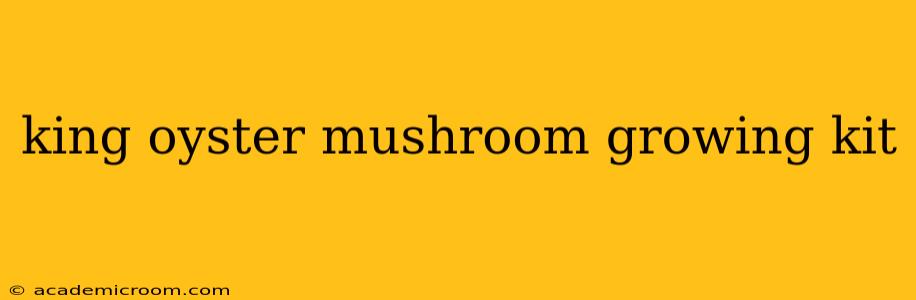 king oyster mushroom growing kit