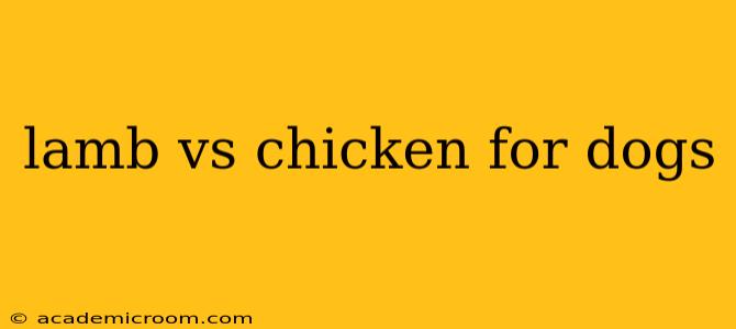 lamb vs chicken for dogs