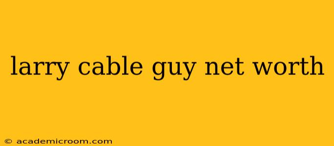 larry cable guy net worth