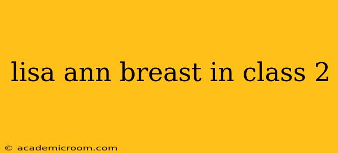 lisa ann breast in class 2 lisa ann breast in class 2