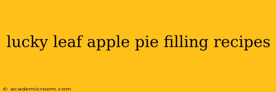 lucky leaf apple pie filling recipes