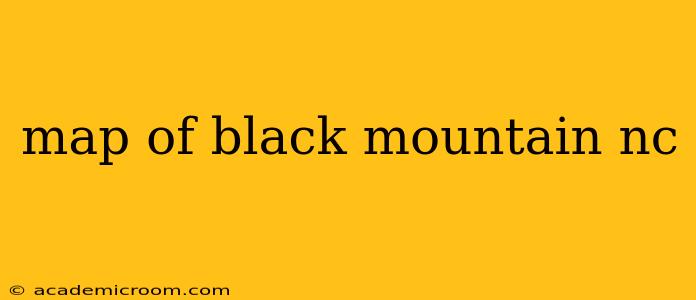 map of black mountain nc