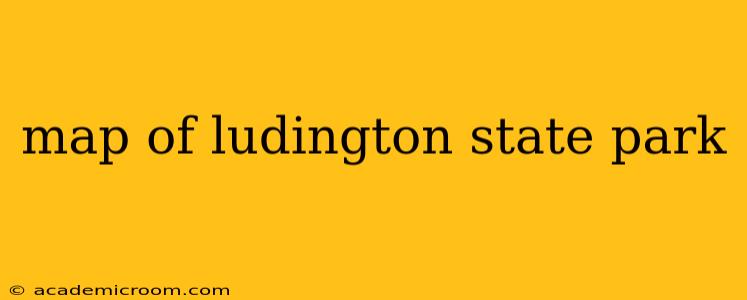 map of ludington state park