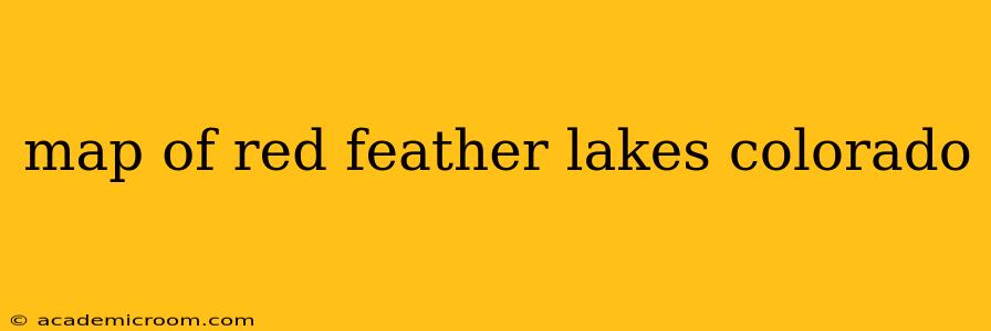 map of red feather lakes colorado