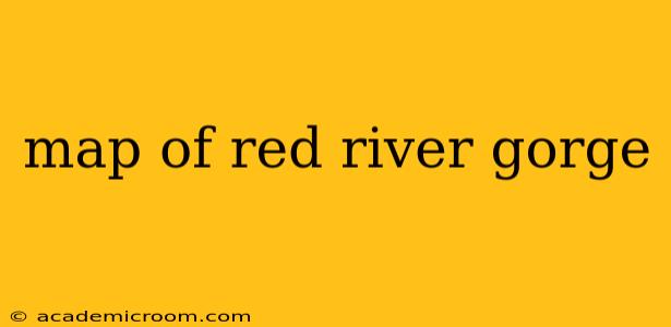 map of red river gorge