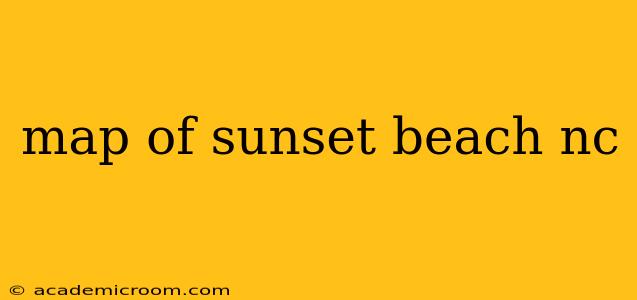 map of sunset beach nc
