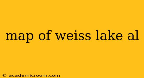 map of weiss lake al