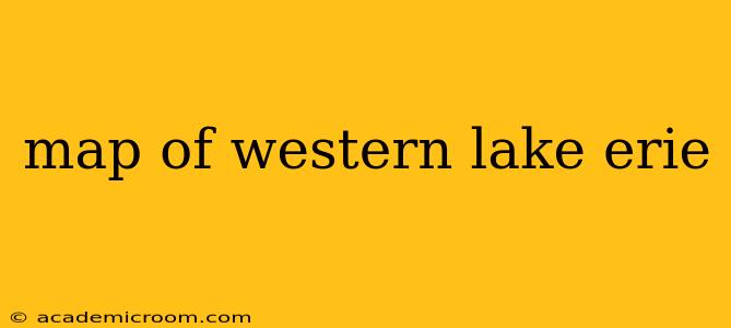 map of western lake erie