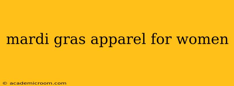 mardi gras apparel for women