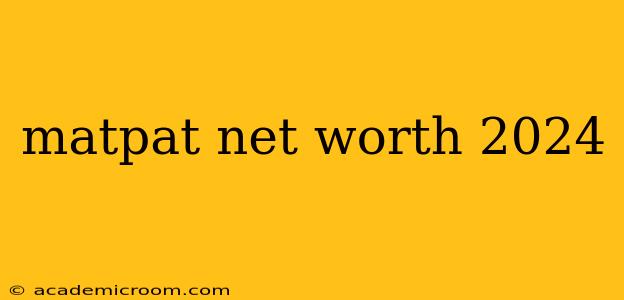 matpat net worth 2024
