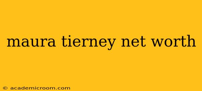 maura tierney net worth
