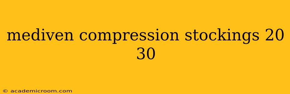 mediven compression stockings 20 30