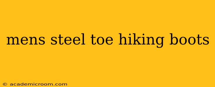 mens steel toe hiking boots