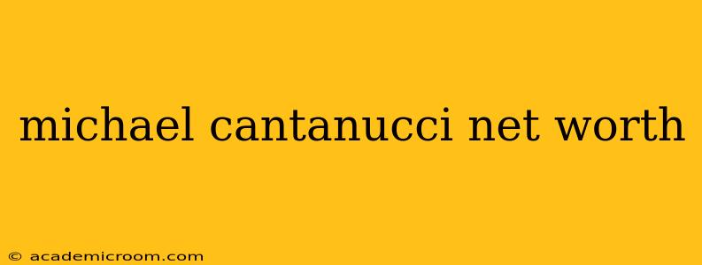 michael cantanucci net worth