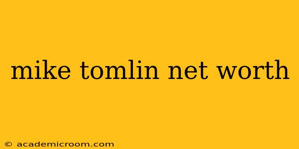 mike tomlin net worth