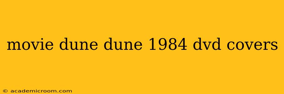 movie dune dune 1984 dvd covers