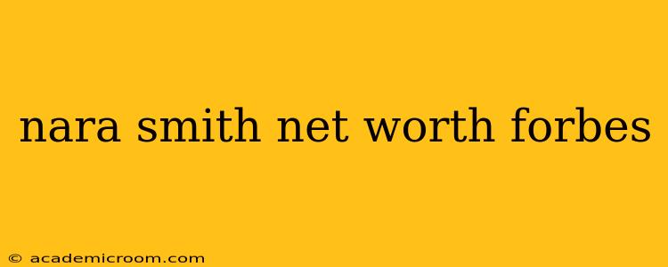 nara smith net worth forbes