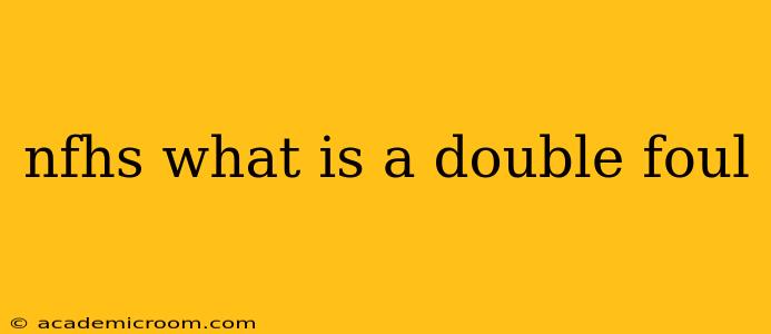 nfhs what is a double foul