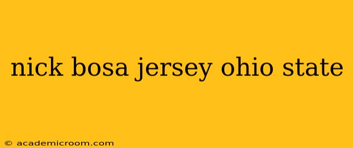 nick bosa jersey ohio state