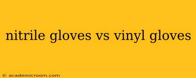 nitrile gloves vs vinyl gloves