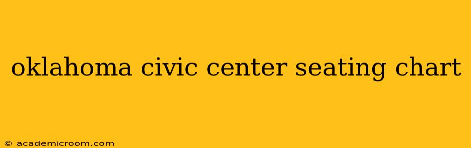 oklahoma civic center seating chart